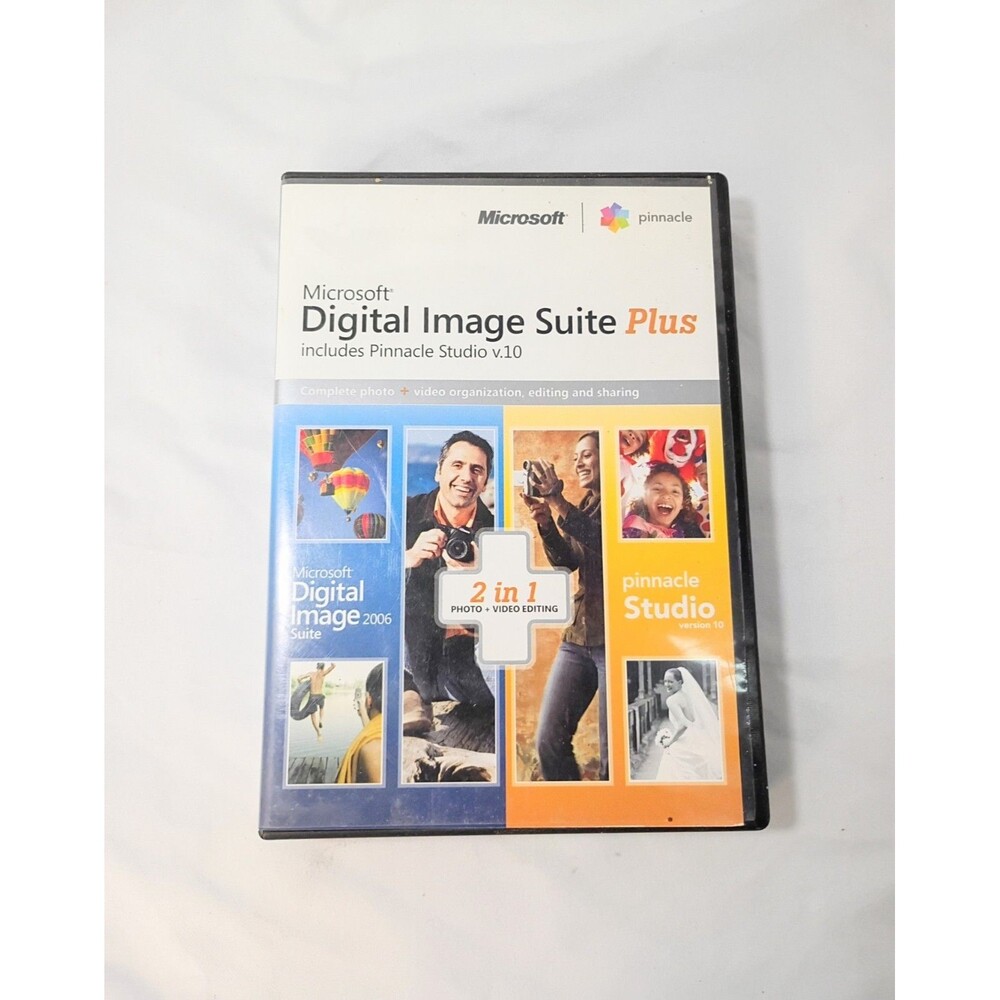 Microsoft Digital Image Suite 2006 Plus for Windows with Pinnacle Studio V.10